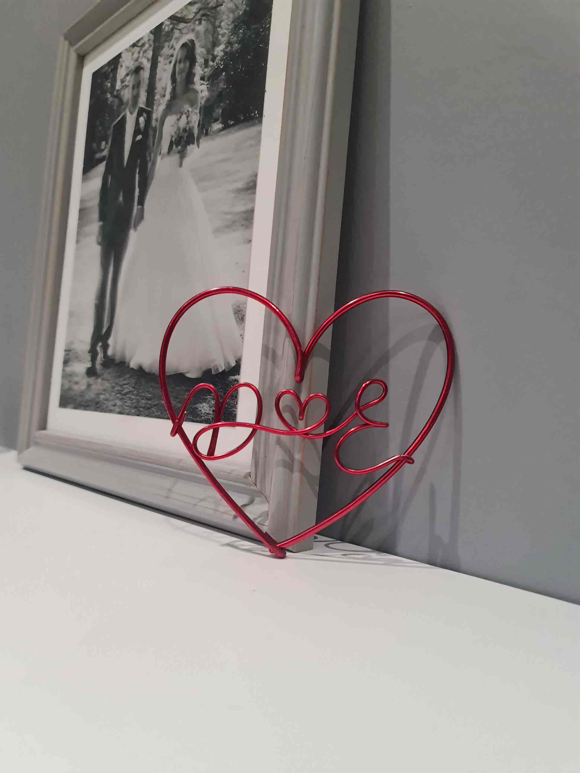 Couples Heart Initials Letter Box Gift